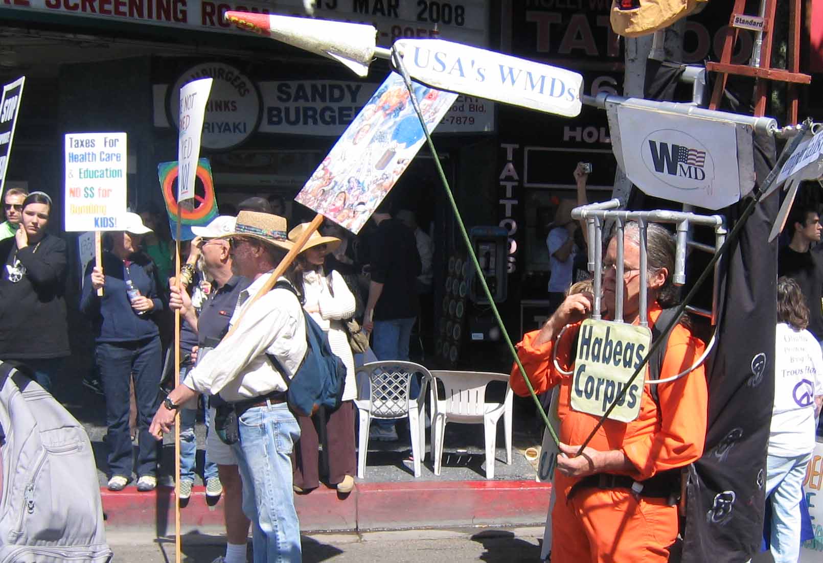 Los Angeles Iraq War Invasion Protest March 15, 2008