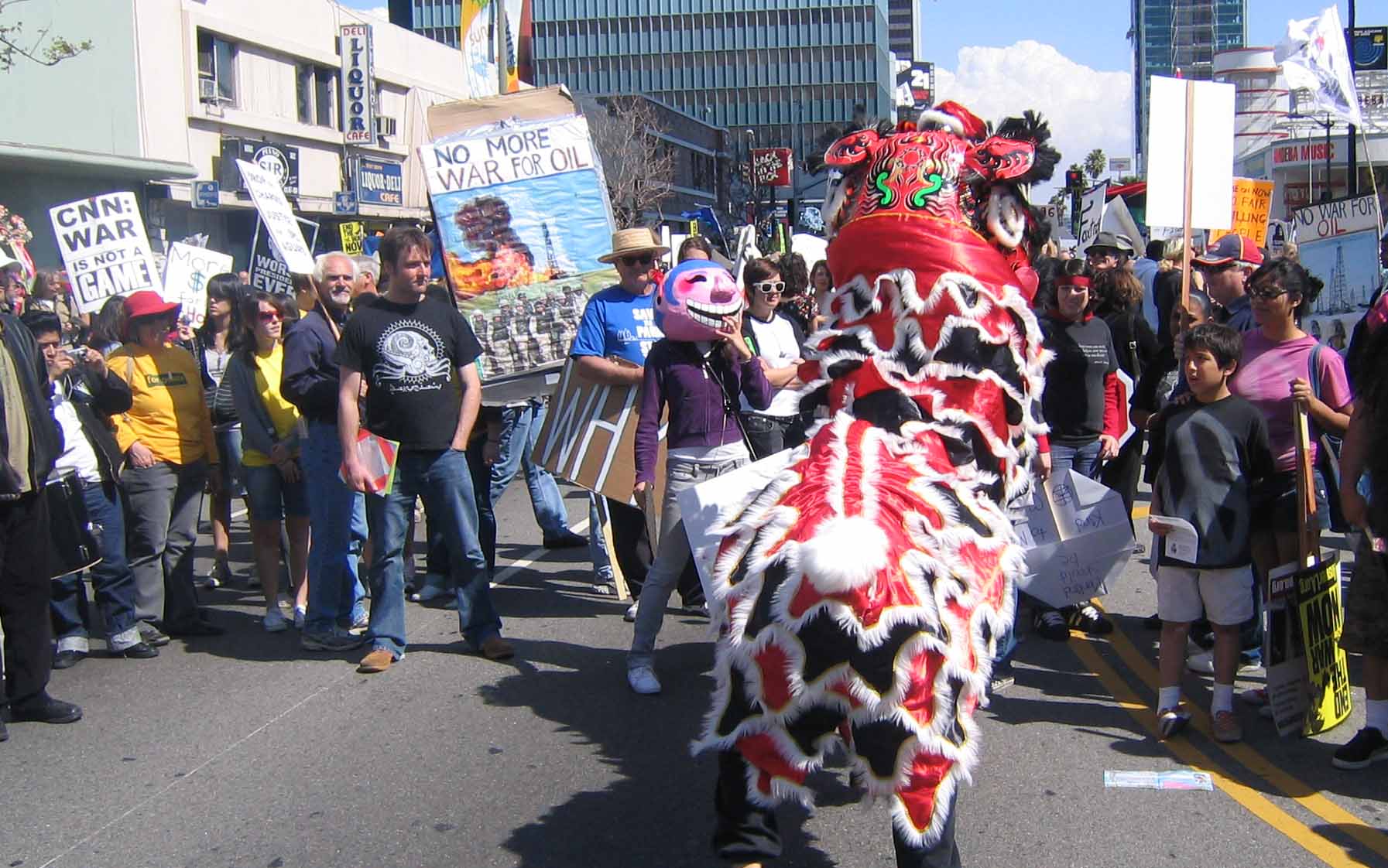 Los Angeles Iraq War Invasion Protest March 15, 2008