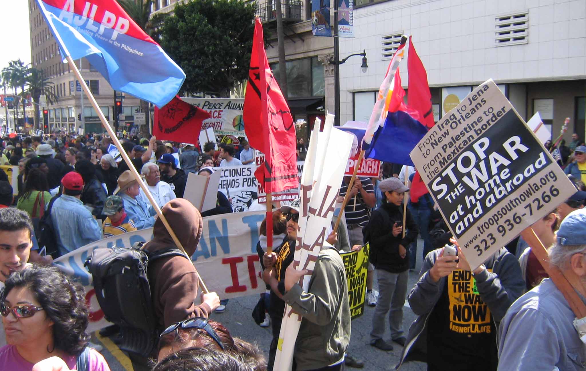 Los Angeles Iraq War Invasion Protest March 15, 2008