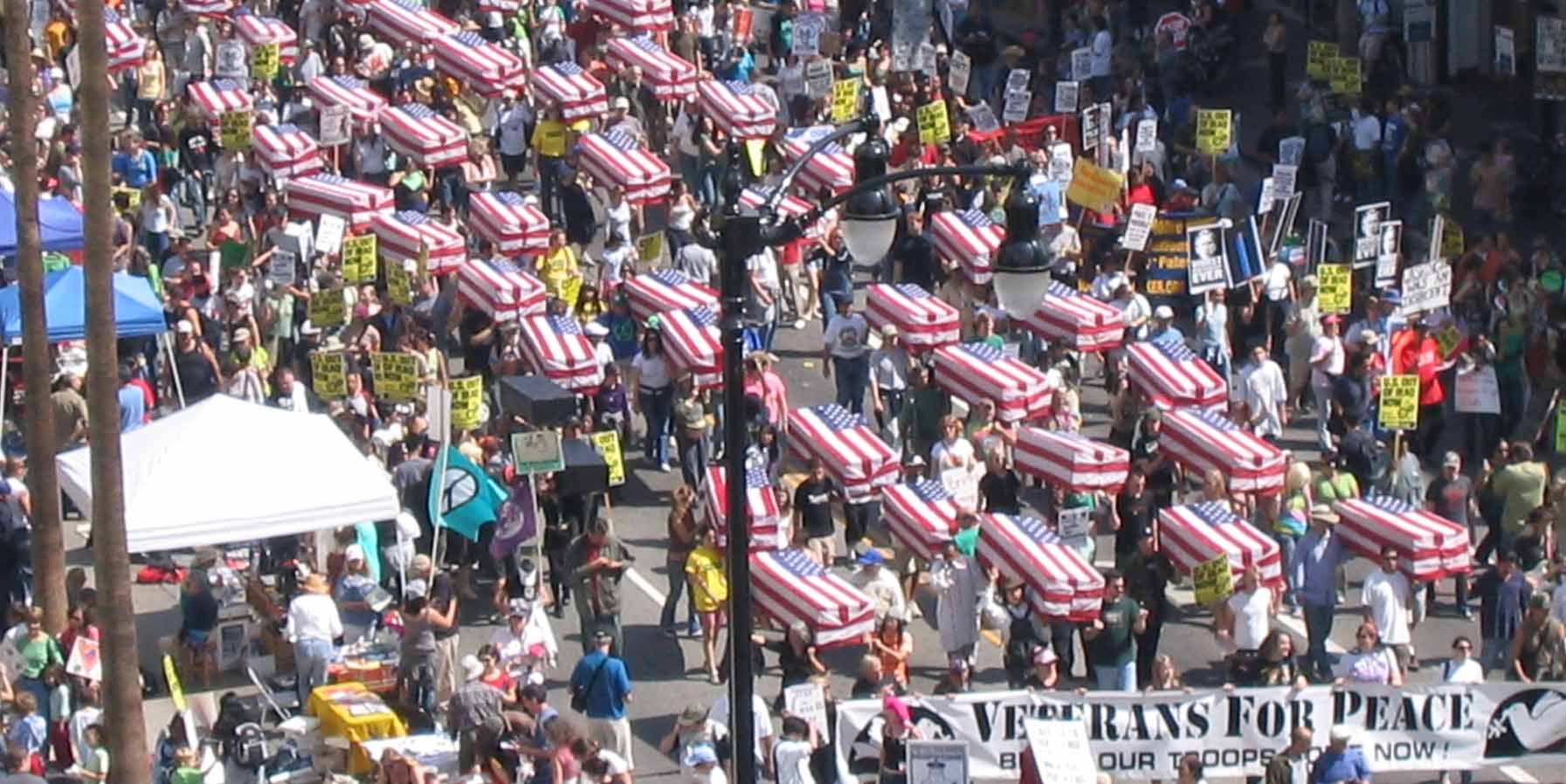 Iraq Invasion AntiWar March in Los Angeles March 17 2007