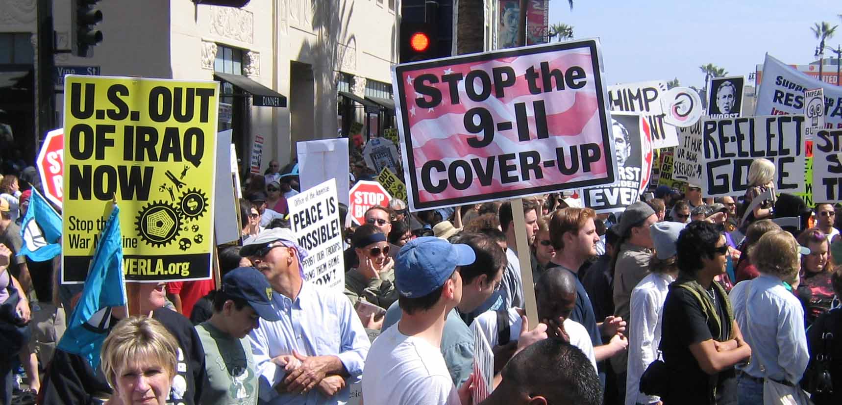 Iraq Invasion AntiWar March in Los Angeles March 17 2007