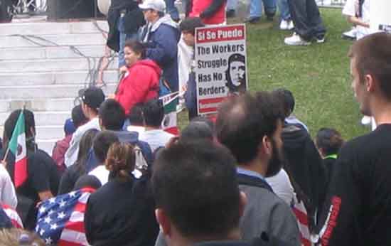 Los Angeles Immigration Bill HR 4437 Protest April 14 2006