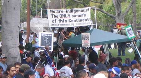 Los Angeles Immigration Bill HR 4437 Protest April 14 2006